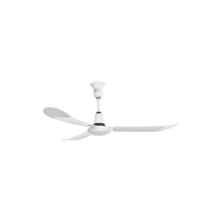 Global Industrial„¢ 60 Industrial Ceiling Fan, Outdoor Rated, 4 Speed, 8000 CFM, White